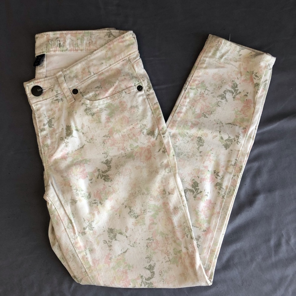 GAP Floral Jeans
